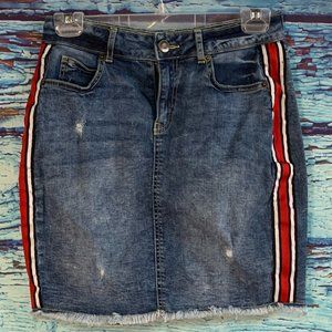 George Denim Mini Skirt